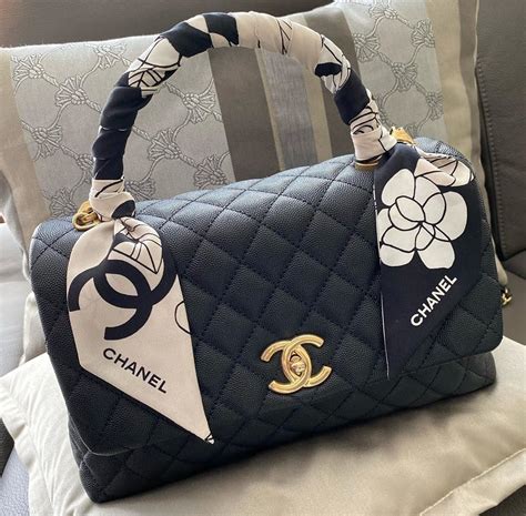 chanel coco top handle small|chanel flap with top handle.